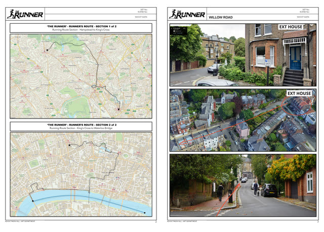 The Runner location scouting contact sheet, page 1